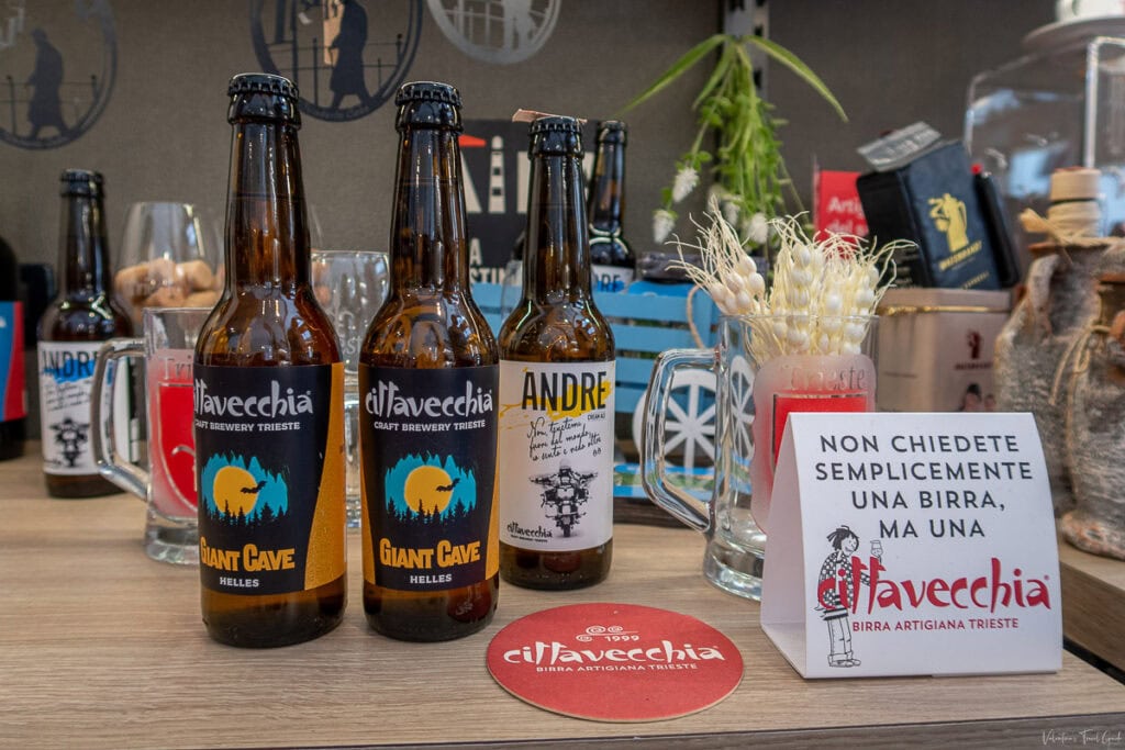 cittavecchia beer is made in trieste and it is a very popular beer in Trieste.